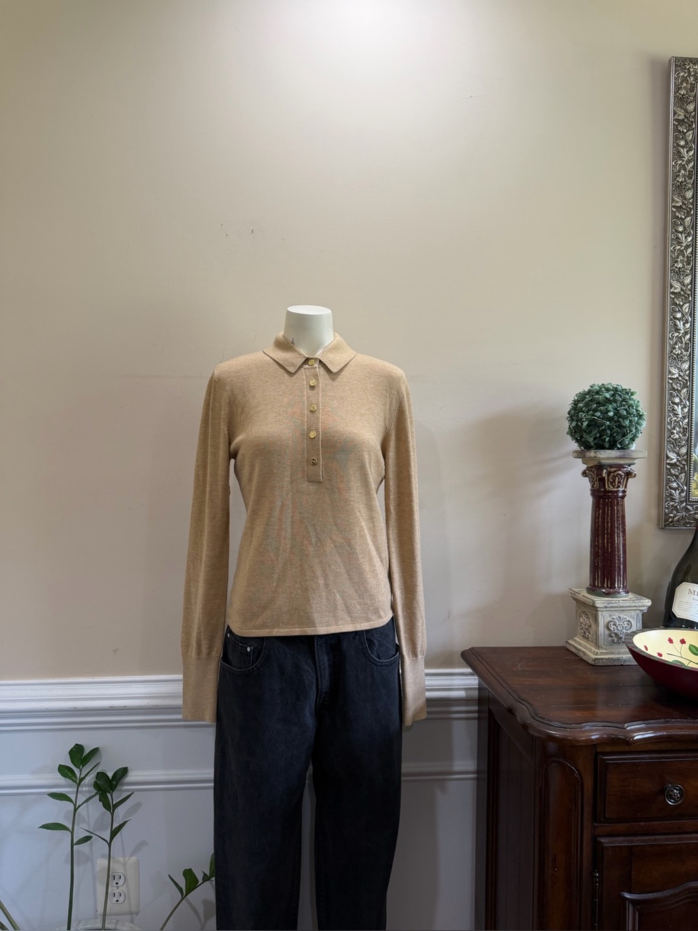 Dee Ocleppo Senead Polo Sweater